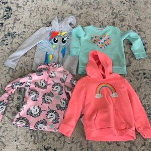 🔥FIRE SALE 🔥 girls sweatshirt bundle - size 6